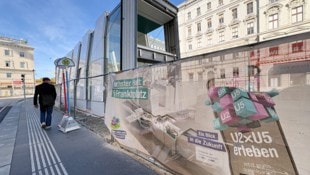 Die fast schon fertige U5-Station Frankhplatz beim Alten AKH wird jetzt für Jahre zur ...