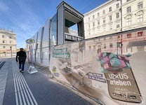 Die fast schon fertige U5-Station Frankhplatz beim Alten AKH wird jetzt für Jahre zur ...