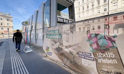 Die fast schon fertige U5-Station Frankhplatz beim Alten AKH wird jetzt für Jahre zur ...