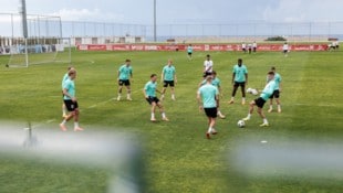 Das ÖFB-Team bereitet sich auf das Duell mit Zypern vor.