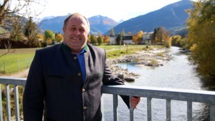 Bürgermeister Viehauser ist sichtlich stolz auf das neue Gebiet. 