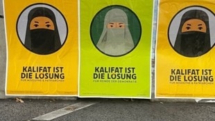 Darf Kunst alles? Die Plakate sind auf den ersten Blick nicht als Kunst erkennbar.