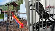Gespenstische Ruhe herrschte in und vor dem Mehrfamilienhaus nach der Tragödie.