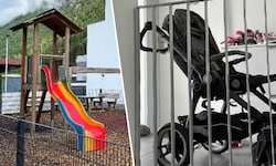 Gespenstische Ruhe herrschte in und vor dem Mehrfamilienhaus nach der Tragödie.