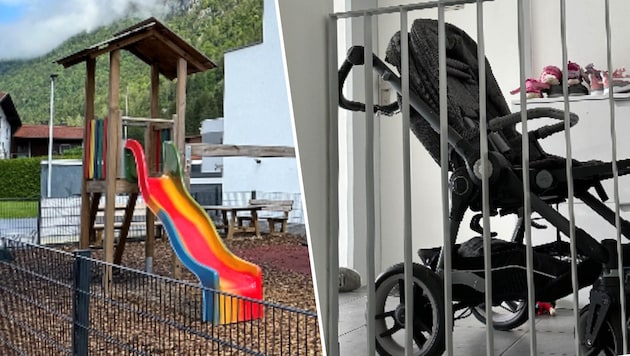 An eerie silence prevailed in and outside the apartment building after the tragedy.