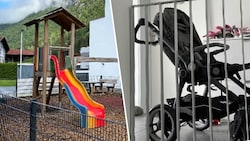 Gespenstische Ruhe herrschte in und vor dem Mehrfamilienhaus nach der Tragödie.