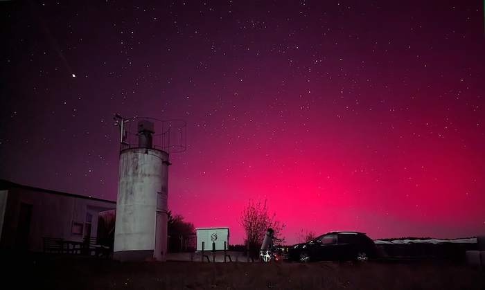 In der Nacht auf Mittwoch waren Polarlichter über Österreich zu sehen.