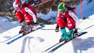 Sonja Gigler (r.) im Trainingsduell mit Christina Födermayr.