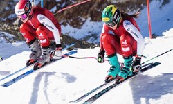 Sonja Gigler (r.) im Trainingsduell mit Christina Födermayr.