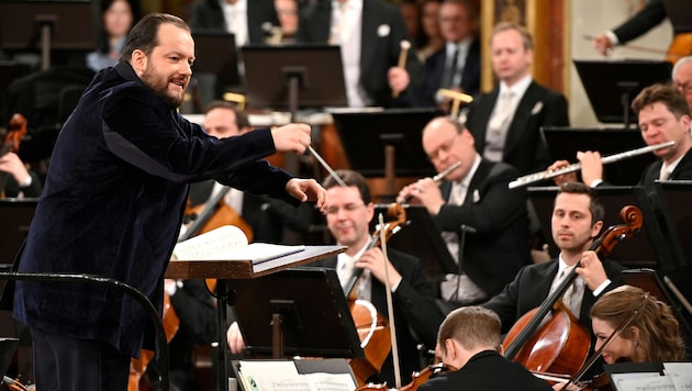 Andris Nelsons dirigierte im Muskverein auch schon das Neujahrskonzert der Wiener Philharmoniker ...