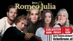 Mark Seibert, Lukas Mayer, Annemieke van Dam, Amelie Sarich und Carin Filipcic (v.l.n.r.)