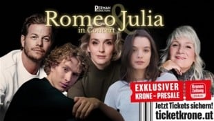 Mark Seibert, Lukas Mayer, Annemieke van Dam, Amelie Sarich und Carin Filipcic (v.l.n.r.)