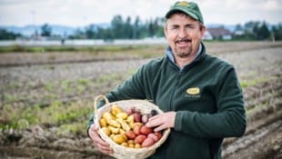 „Erdäpfelpapst“ Manfred Schauer aus Eferding ist pessimistisch, dass alle Kartoffeln angebracht ...
