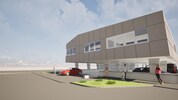Um 900.000 Euro entsteht diese neue Zentrale für die Bezirksfeuerwehr Lienz.