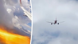 Kurz nach dem Start in Popayán entzündete sich nach einem Vogelschlag ein Triebwerk.