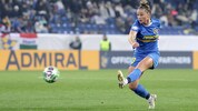Ländle-Stürmerin Carina Brunold hatte gegen Chelsea London einen schwierigen Stand.