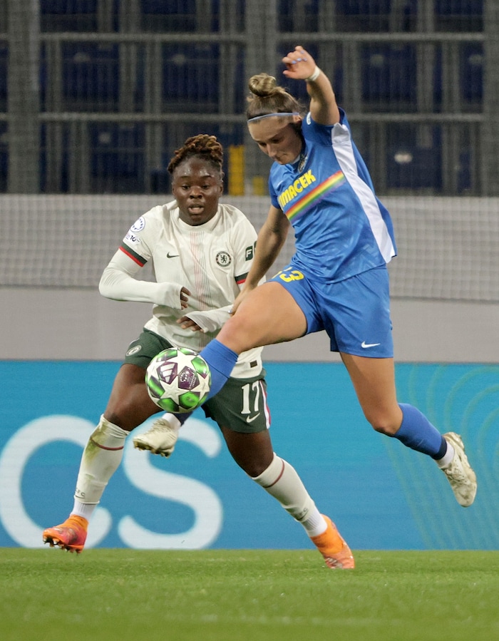 Gegen Chelsea London stand Carina Brunold in der Startelf, wurde in Minute 81 ausgewechselt.