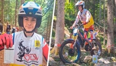 Dominik Eder fährt seit drei Jahren Trial. Dabei muss man möglichst ohne Fehler und ohne ...
