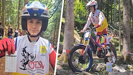 Dominik Eder fährt seit drei Jahren Trial. Dabei muss man möglichst ohne Fehler und ohne ...