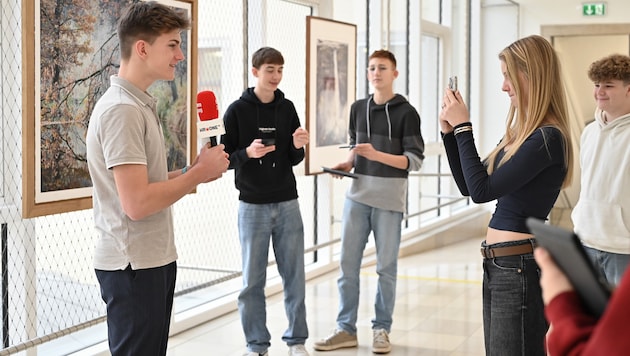 Fünf Aufgaben mussten die Jung-Reporter lösen – darunter auch die Erstellung eines ...