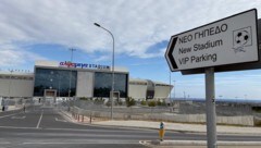 Das Alphamega- Stadion kostete 45 Millionen Euro.