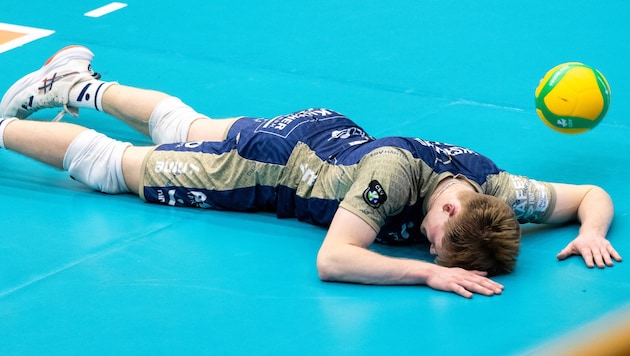 Es war zum Verzweifeln – Hartbergs Volleyballer unterlagen Kragujevac deutlich 0:3.