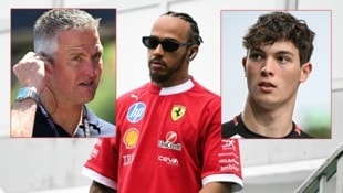 Ralf Schumacher könnte sich vorstellen, dass Lewis Hamilton bei Ferrari bald von Oliver Bearman ...