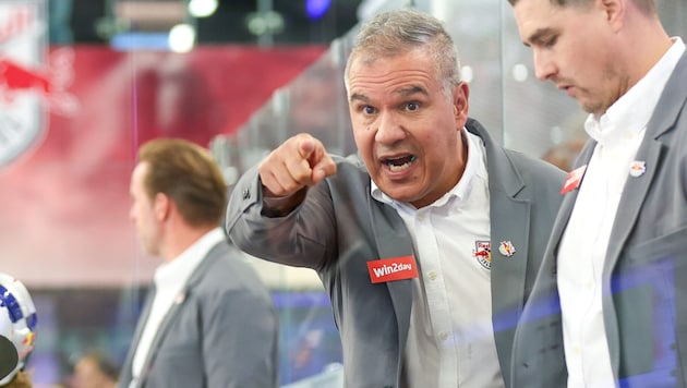 Salzburg-Headcoach Manny Viveiros hat sich wenig begeistert gezeigt …