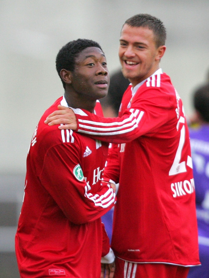 Daniel Sikorski (re.) und David Alaba waren in der Jugend bei den Bayern.