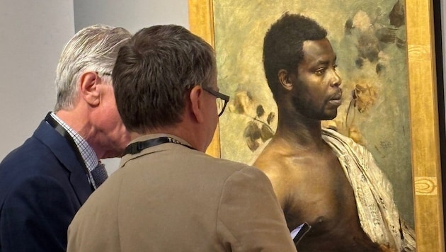Im März 2025 konnte Gustav Klimts Porträt des Prinzen aus Ghana bei der Kunstmesse TEFAF in den ...