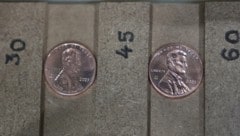 Zwei der letzten Pennys, die von der US-Münzanstalt geprägt wurden. Die Münzen sollen nun ...