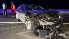 Am Pkw entstand Totalschaden.