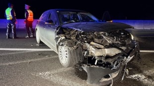 Am Pkw entstand Totalschaden.