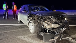 Am Pkw entstand Totalschaden.