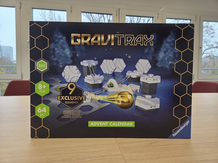 Die Kugelbahn lässt sich durch viele Elemente erweitern.