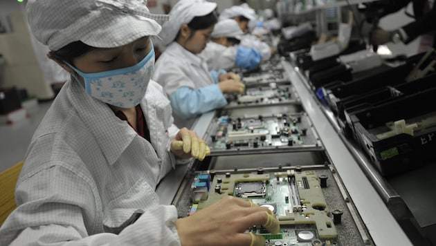 Foxconn ist einer der wichtigsten Elektronik-Auftragsfertiger der Welt.
