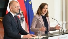 Der stellvertretende Generaldirektor des Integrationsfonds, Roland Goiser und ...