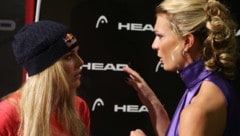 Lindsey Vonn (links) und Maria Riesch waren über Jahre hinweg erbitterte sportliche Rivalinnen. 