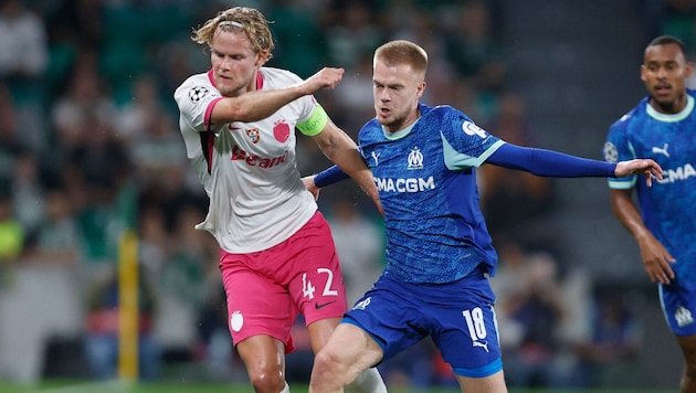 Arthur Vermeeren (r.) spielt aktuell bei Marseille.
