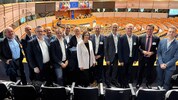 Die Tiroler Delegation durfte auch in den Plenarsaal der 720 EU-Abgeordneten. 