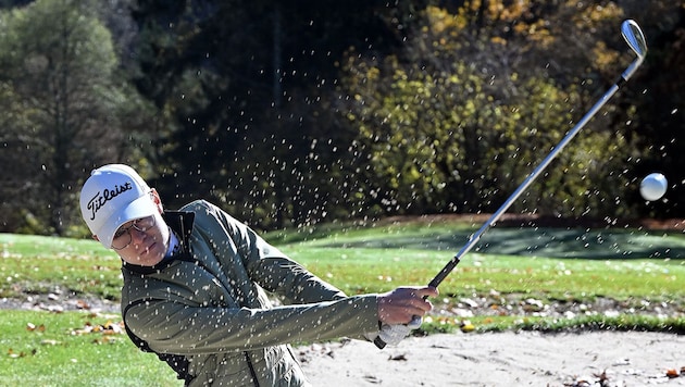 Veldens Golftalent Nico Müllner will hoch hinaus.