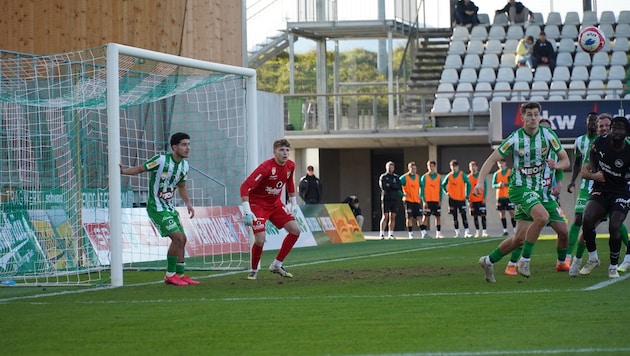 AKA-U18-Goalie Dominik Samardzija feierte bei Stammverein Austria Lustenau gegen St. Gallen ein ...