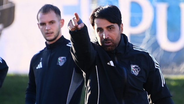 WAC-Trainer Ismail Atalan hat seit seiner Ankunft beim WAC einen Punkteschnitt von 0,56. . .