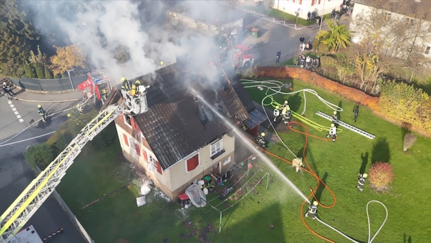 Die Feuerwehren hatten einiges zu tun.