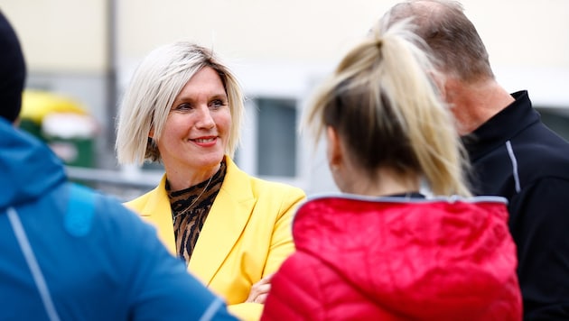 Bürgermeisterin Eveline Huber von der SPÖ