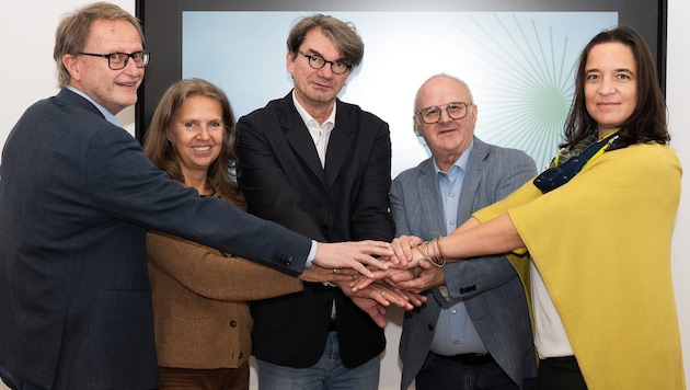 Bündnispartner: Günther Klug, Uli Reimerth, Thomas Driessen, Norbert Schunko und Christine ...