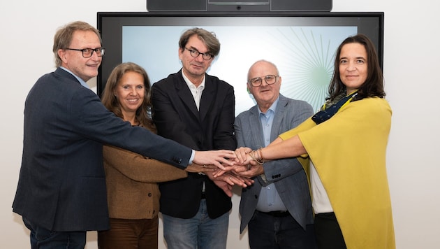 Bündnispartner: Günther Klug, Uli Reimerth, Thomas Driessen, Norbert Schunko und Christine ...