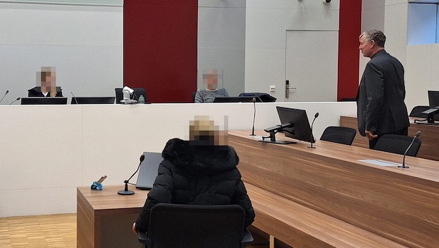 Die Angeklagte hat bis heute nicht verstanden, warum sie sich am Landesgericht Eisenstadt ...