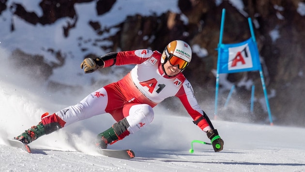 Markus Salcher beim Training in Sölden.