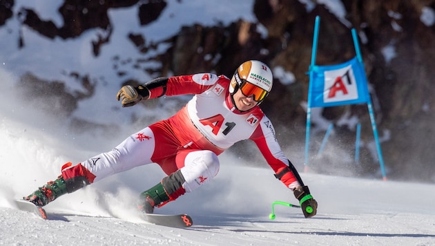 Markus Salcher beim Training in Sölden.